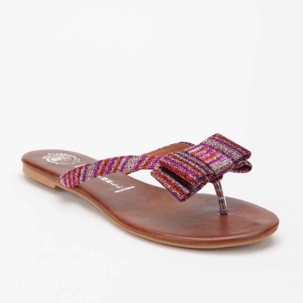 Jeffrey Campbell Bowie-Fab pink combo sandal size 6